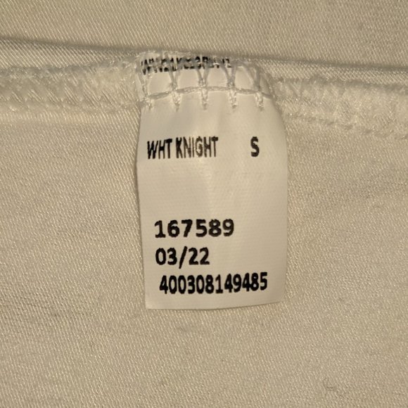 Nine West Soft Spun Essential Easy High-Neck Layering Tank "White Knight" Small - Picture 5 of 5